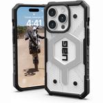 Чехол UAG Pathfinder для iPhone 15 Pro, Ice/Silver - фото