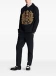 Balmain худи с вышивкой, черный - фото 2