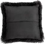 Подушка Square Sheepskin темно-серая J-Line - фото 3