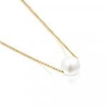 Колье с подвеской Tous Vermeil Gloss With Pearl, позолоченное серебро/жемчуг - фото 3