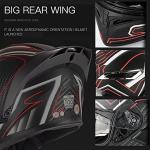 Шлем Esrada Bluetooth, белый / золотой - фото 4