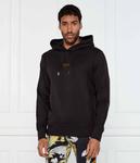 Свитер с разрезом Regular fit Versace Jeans Couture, черный - фото