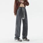 Джинсы Unisex Dnnnnx, синие (утепленные, на флисе) - фото 8