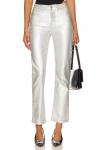 Брюки superdown Regina Metallic Jean, цвет Silver Metallic - фото