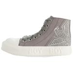 Кеды унисекс высокие Boy London, серый - фото