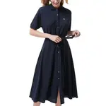 Женское короткое платье LACOSTE, синий - фото 4