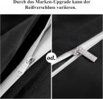 Комплект постельного белья RUIKASI, 4 предмета, 135х200/80x80, черный - фото 7