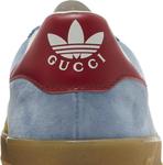 Лимитированные кроссовки Adidas Gucci x Gazelle 'Light Blue Suede', синий - фото 8