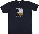 Футболка Supreme Supreme Time Tee 'Navy', синий - фото 2