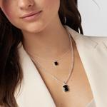 Подвеска Tous Color Bear motif, серебро/оникс - фото 8