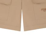 Детские шорты FENDI, бежевый - фото 9