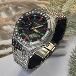 Часы Casio G-Shock Analog-Digital 2100 Series, арт. GA-2100SKE-7A, 44 мм, серебристый - фото 5