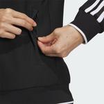 Куртка для гольфа Adidas Three Stripes Track Dry, черный - фото 5