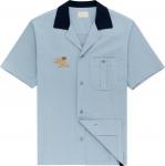 Рубашка Aimé Leon Dore Bowling Shirt 'Rain Washed', синий - фото 2