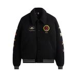 Шерстяная университетская куртка Kith For X-Men, цвет Черный - фото