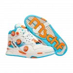 Кроссовки MSCHF x Pump Omni Zone IX, белый/оранжевый - фото 2