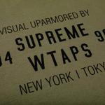 Свитшот Supreme x WTAPS Crewneck, оливковый - фото 3