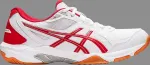Кроссовки gel rocket 10 'white classic red' Asics, белый - фото