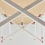 Раскладушка походная Quechua 1-местная 65 см Second, бежево-розовая - фото 8