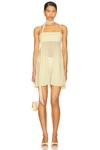 Мини-платье Sahar Ser.O.Ya, pastel yellow - фото