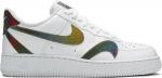 Кроссовки Nike Air Force 1 Low 'Misplaced Swoosh - White', белый - фото