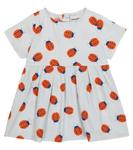 Детское хлопковое платье с принтом Bobo Choses, Light Grey - фото