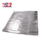 3512 Зимняя и летняя палатка двойного назначения, набор ковриков для кемпинговой палатки, цвет звездного скопления 2*1,5 м + алюминиевая пленка, влагостойкий коврик 2*1,5 м - фото