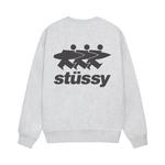 Свитер Stussy Surfwalk Crew, Ash Heather - фото 2