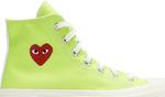 Кроссовки Converse Comme des Garçons PLAY x Chuck 70 High Bright Green, зеленый - фото 2