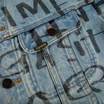 Куртка Supreme Black Ark Denim Trucker Jacket 'Blue', синий - фото 3