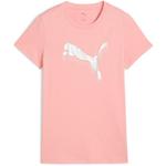 Футболка Puma Ess Metallic Tee, розовая, женская - фото 4