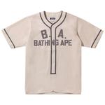 Рубашка BAPE Baseball Shirt 'Ivory', белый - фото 2