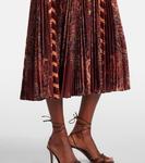 Плиссированное платье миди Sarai Ulla Johnson, Topaz - фото 6