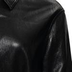 Кожаная куртка женская PINKO, черный - фото 5