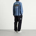 Рубашка из шамбре Human Made, синий - фото 4