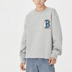 Свитшот унисекс серый MLB - фото 7