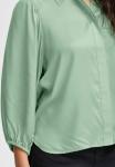 Блузка на пуговицах ICHI, зеленый - фото 6