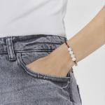 Браслет Tous Vermeil Silver Tous Nudos With Pearls, позолоченное серебро/жемчуг/коричневый - фото 6