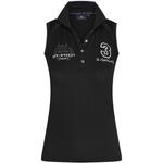 Рубашка-поло женская Polo Favoritas Tech без рукавов, черный - фото 2