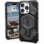Чехол UAG Monarch Pro для iPhone 15 Pro, Kevlar Silver - фото