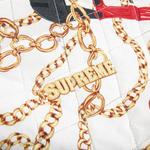 Куртка Supreme Chains Quilted Jacket 'White', белый - фото 3