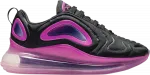 Кроссовки Nike Air Max 720 GS 'Black Laser Pink', черный - фото