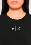 Футболка Armani Exchange Print T-shirt, Black - фото 7