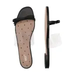 Кожаные тапочки Red Valentino, черный - фото 3