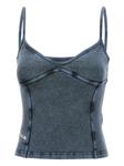Топ Diesel denim corset top, синий - фото