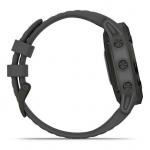 Умные часы Garmin Fenix 6 Pro Solar, черный с темно-серым ремешком - фото 11