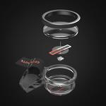 Компас Geonaute Racer 900 для большого пальца левый для спортивного ориентирования, черный - фото 5