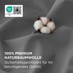 Комплект постельного белья Bedsure, 3 предмета, 220х240/80x80 см, серо-коричневый - фото 3