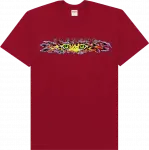 Футболка Supreme Eyes Tee 'Cardinal', красный - фото