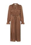 Платье InWear ZOLL, Spicy Brown Dot/Brown - фото 7